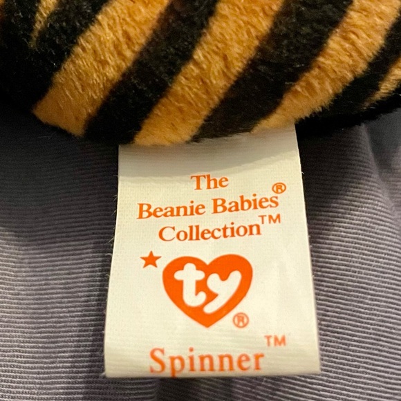 NWT SUPER RARE 1996 Ty Beanie Baby Spinner the Spider- Tag Errors Fun Gift! 🎁 - Picture 7 of 7